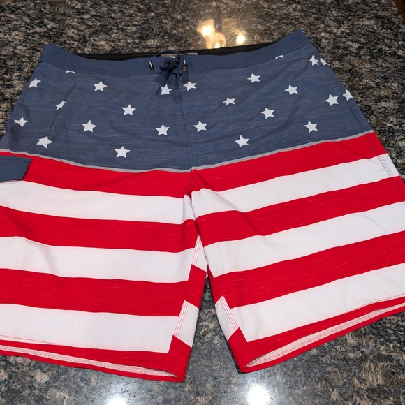O'Neill Other - O'Neill Red, White, and Blue Star Swim Shorts